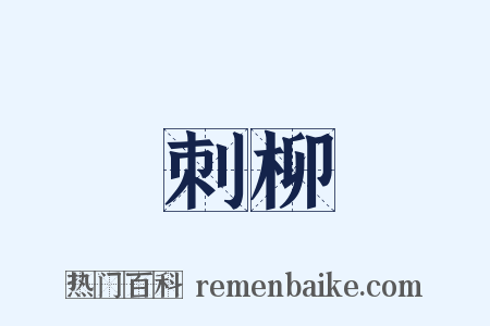 刺柳是什么意思的图片